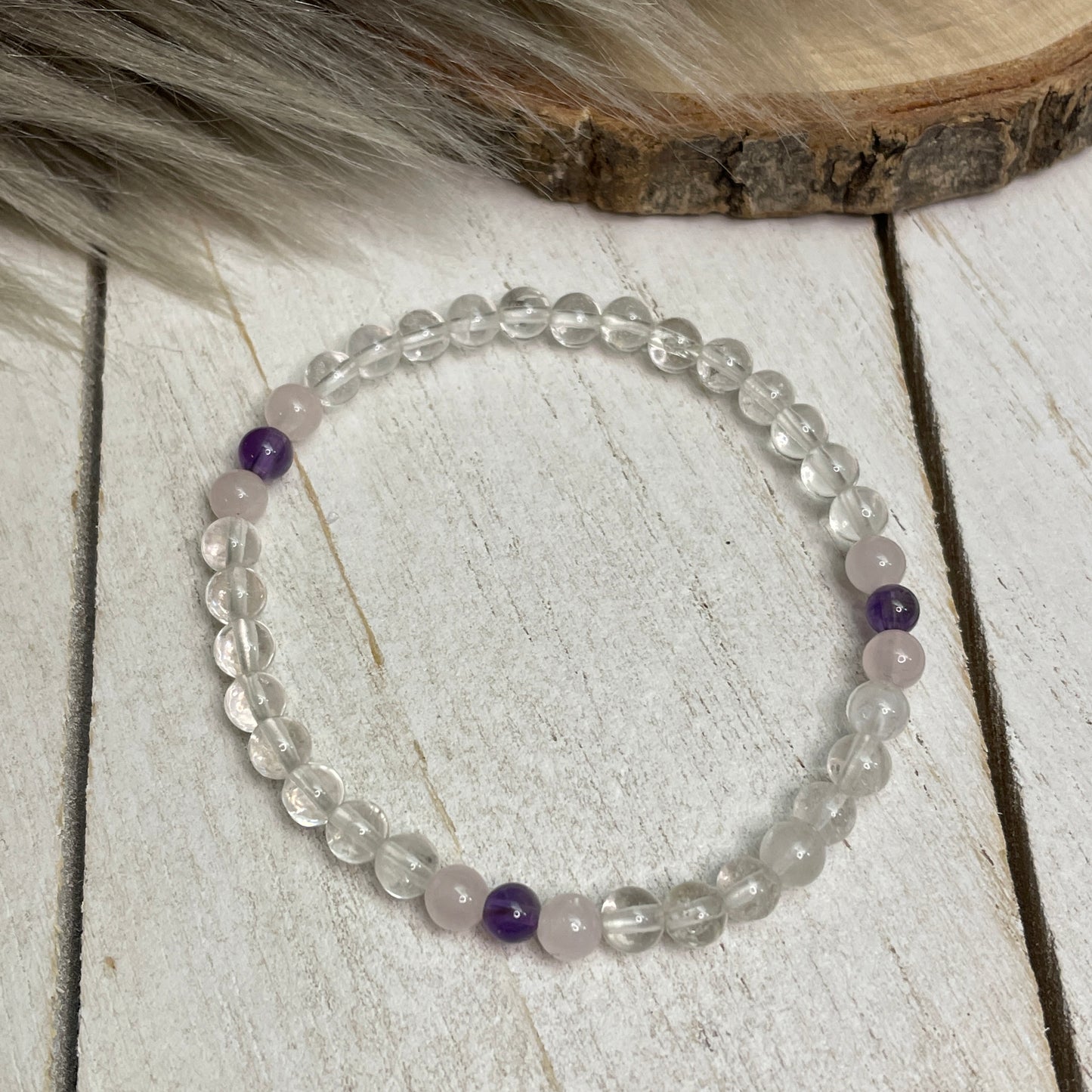 Mini- Armand Bergkristall, Rosenquarz, Amethyst 2