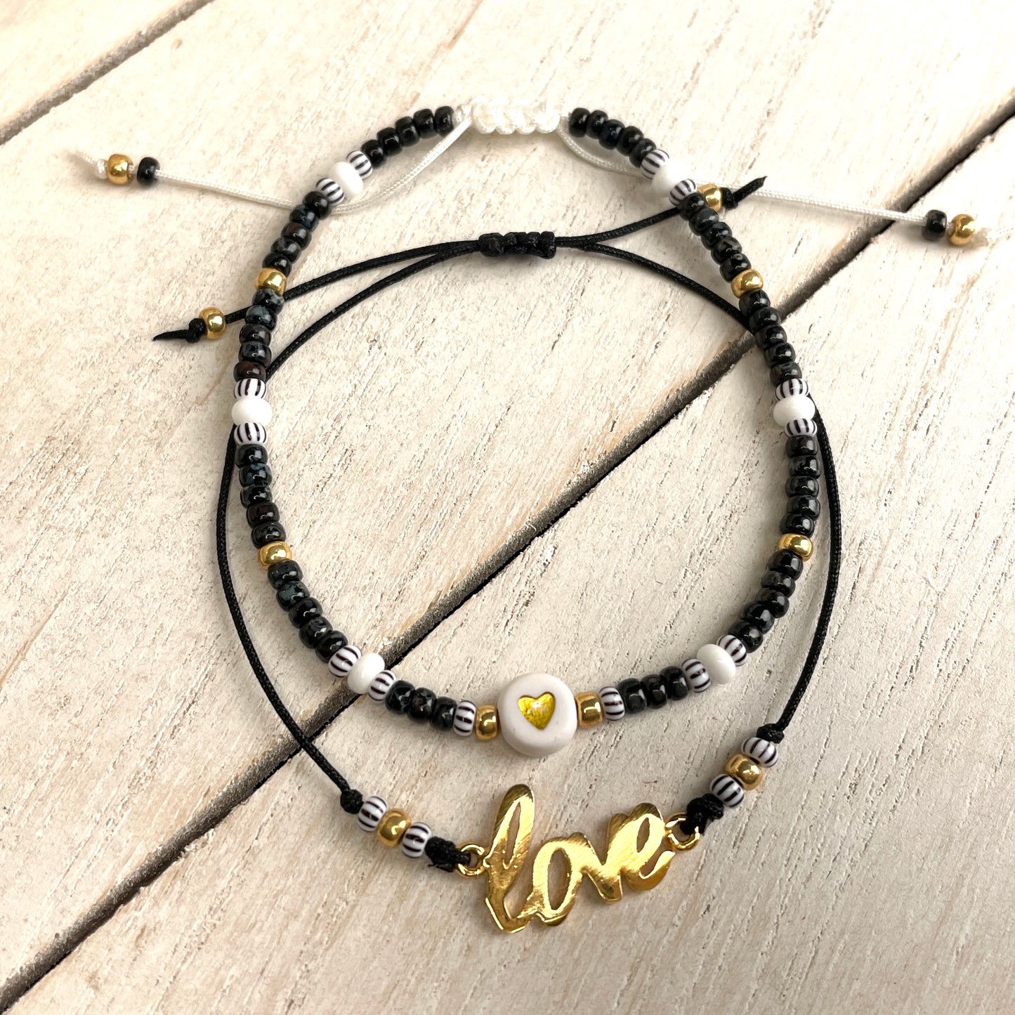 Zugbändchen -love- gold