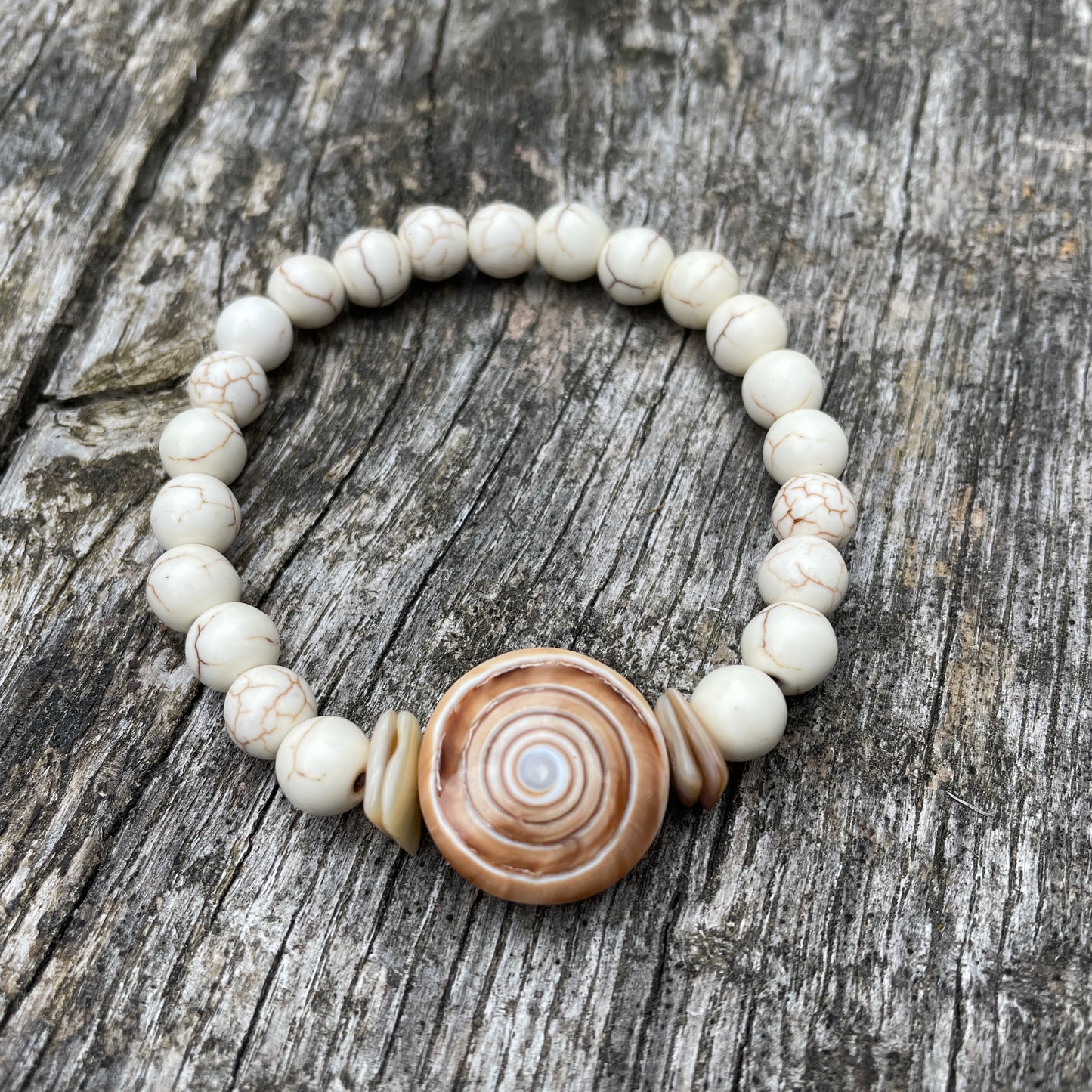 Armband Kegelschnecke, rund