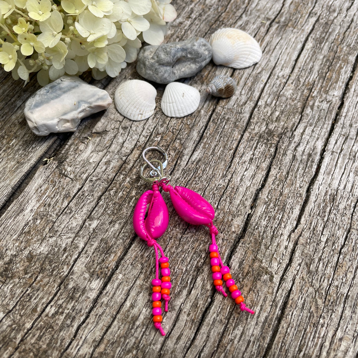 Ohrringe Kauri pink orange