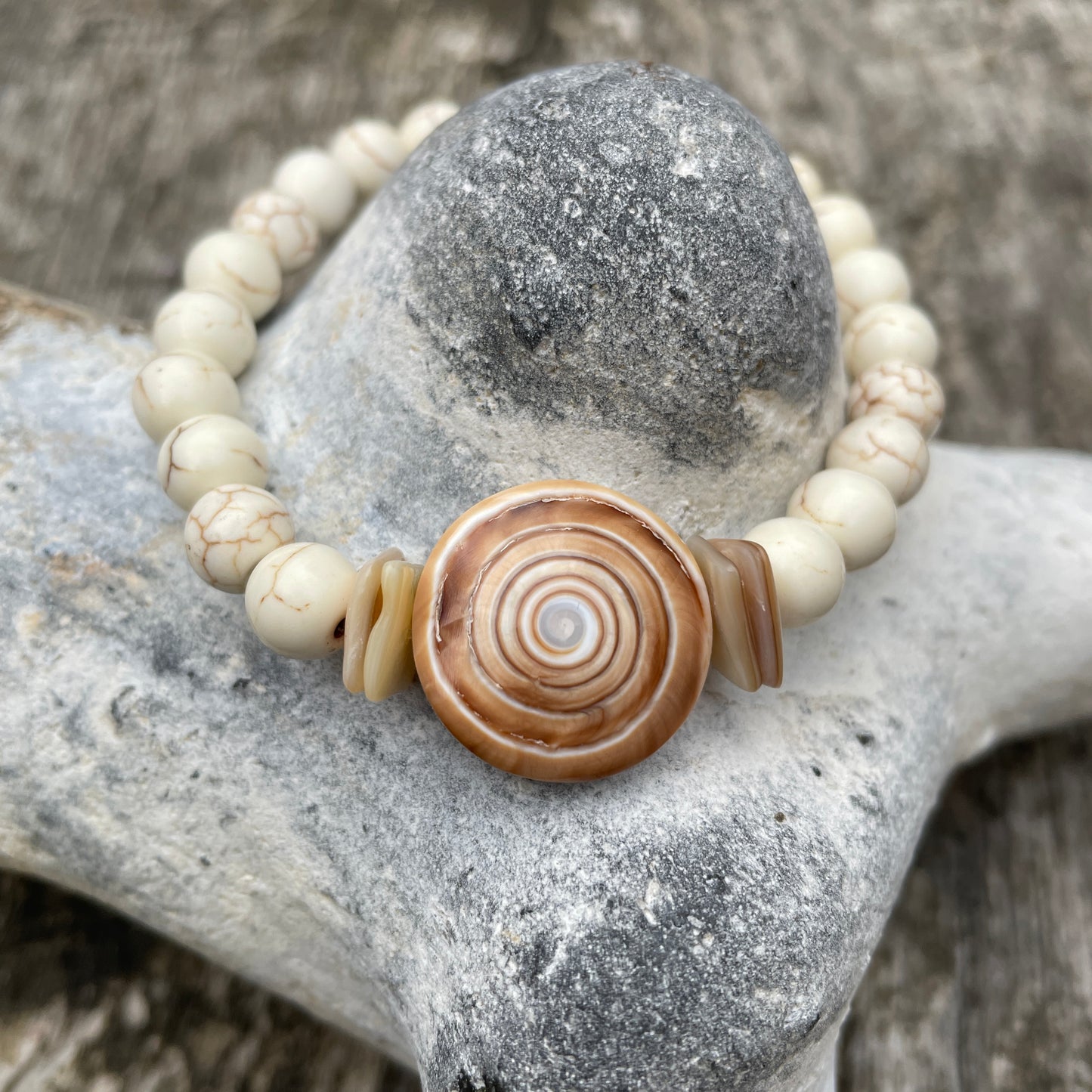 Armband Kegelschnecke, rund