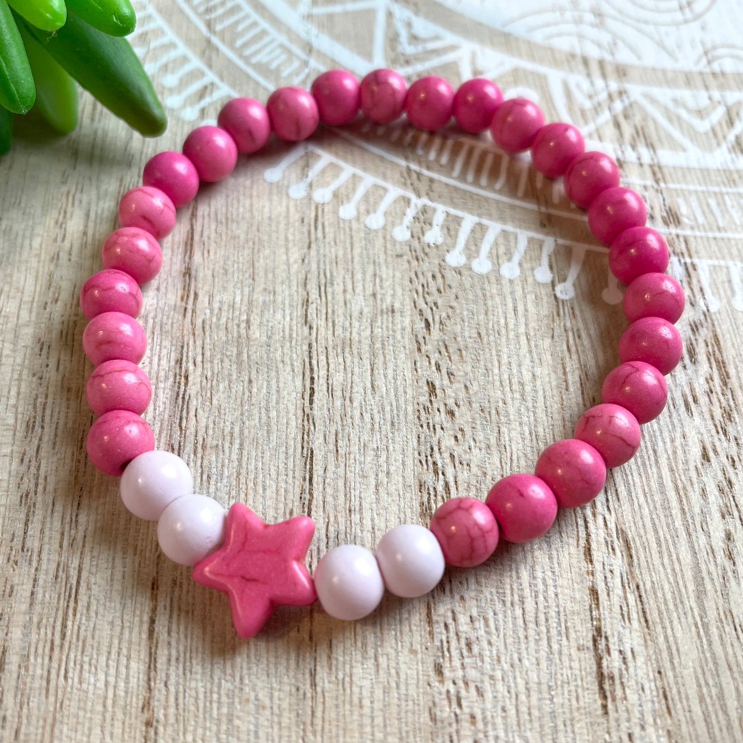 Armband KERAMIK PINK, Rose