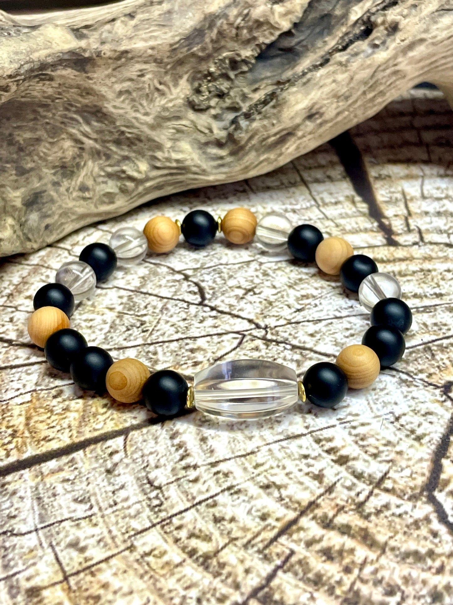 Armband Onyx  „Geborgen in mir“