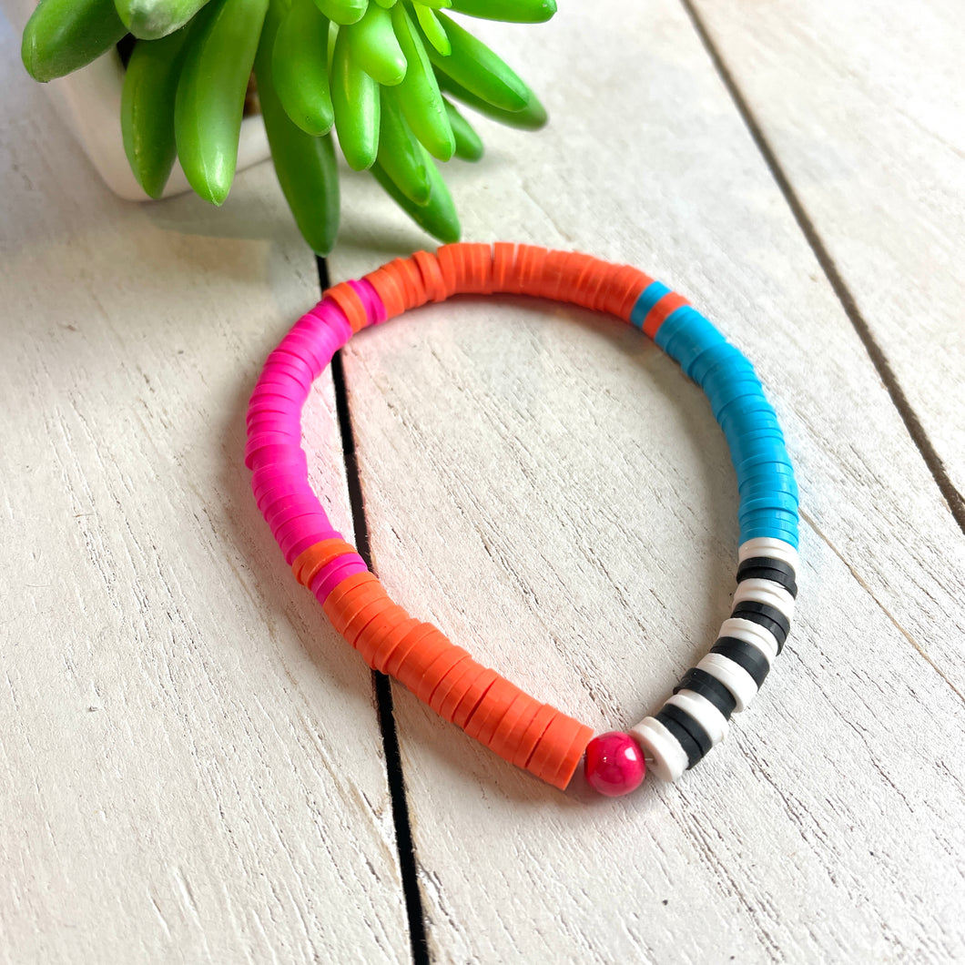 Armband Katsuki Perlen, Color Blocking 3